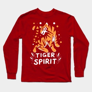 Tiger Spirit: Unleash Your Inner Power Long Sleeve T-Shirt